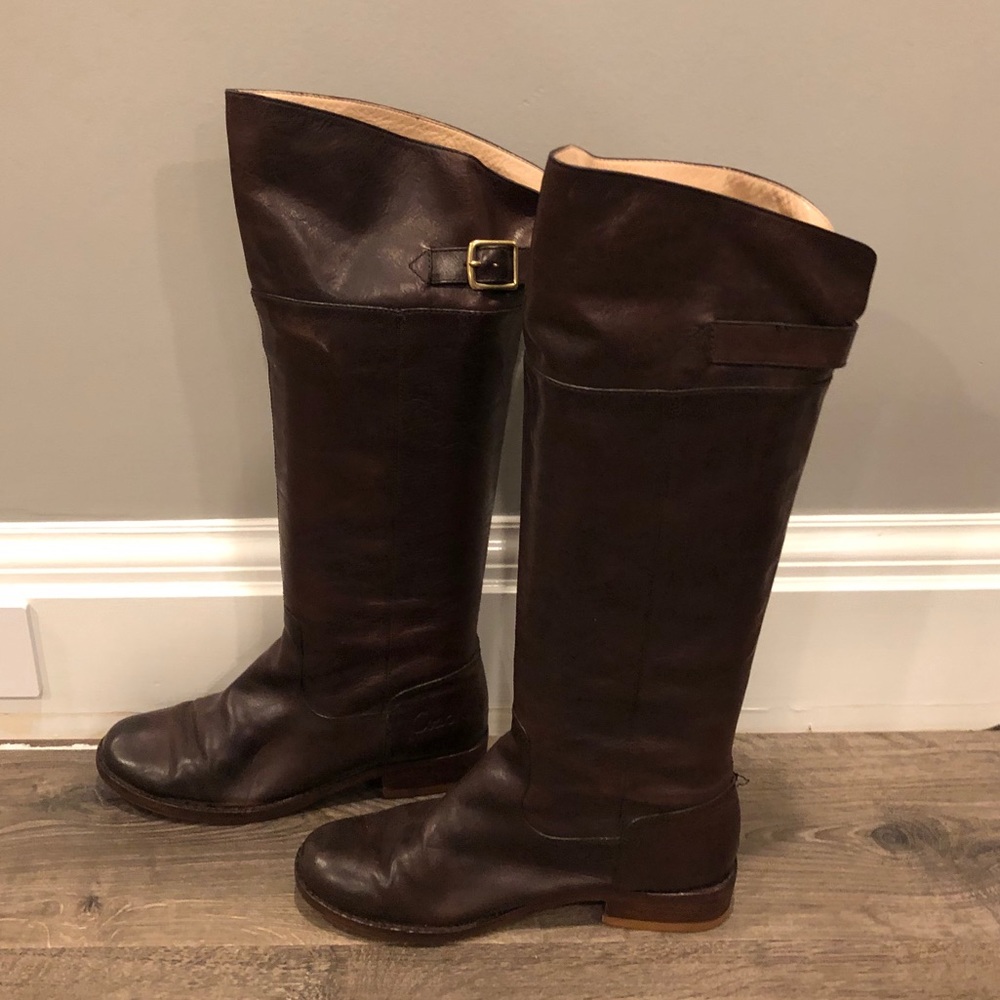 Coach Joelle Leather Riding Boot